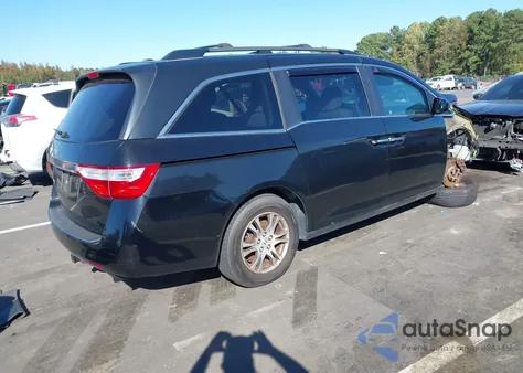 2012 Honda Odyssey Ex-L из США, поврежденный, VIN 5FNRL5H64CB141518